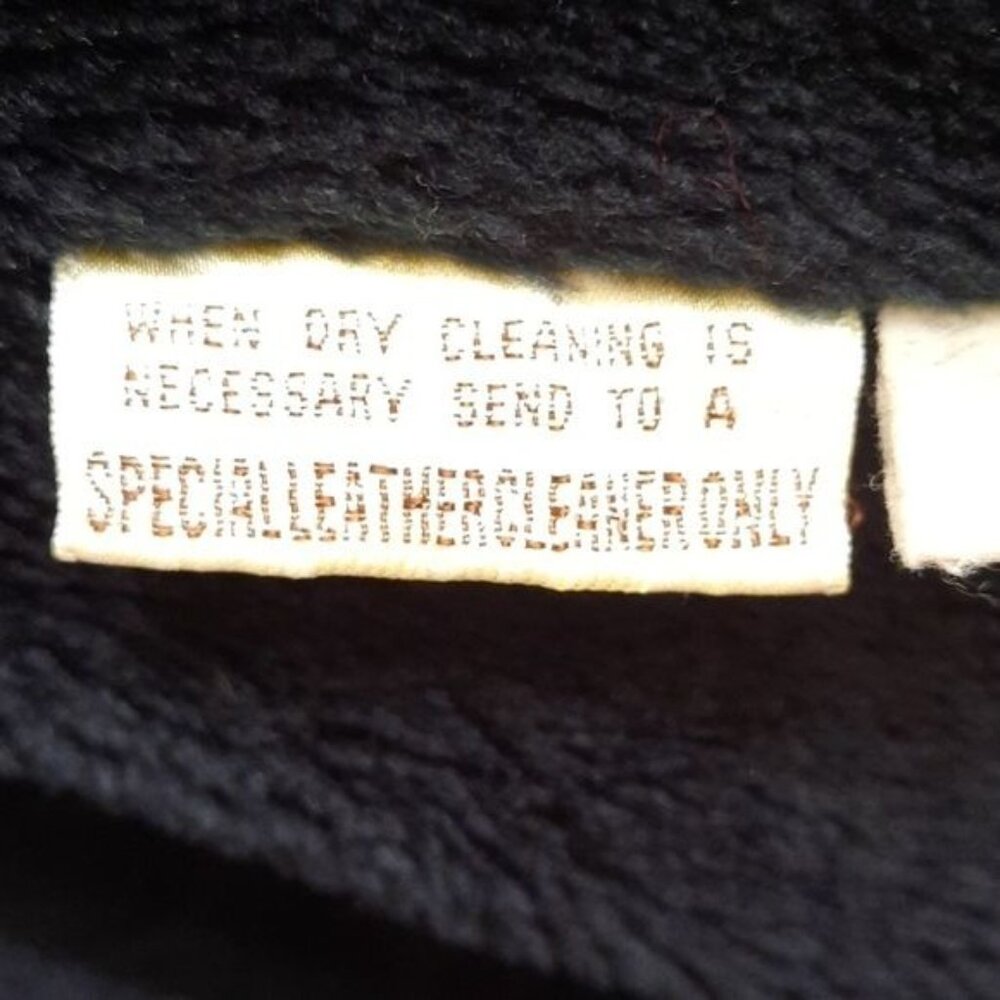 Berman Black Heavy Weight 3 Button 4 Pocket Leather Blazer Jacket Size 44 - Picture 8 of 11